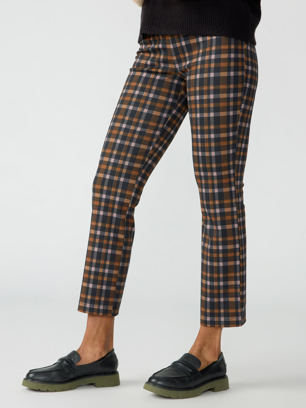 Carnaby Kick Crop Legging  Onyx Check – smash.house.clothing