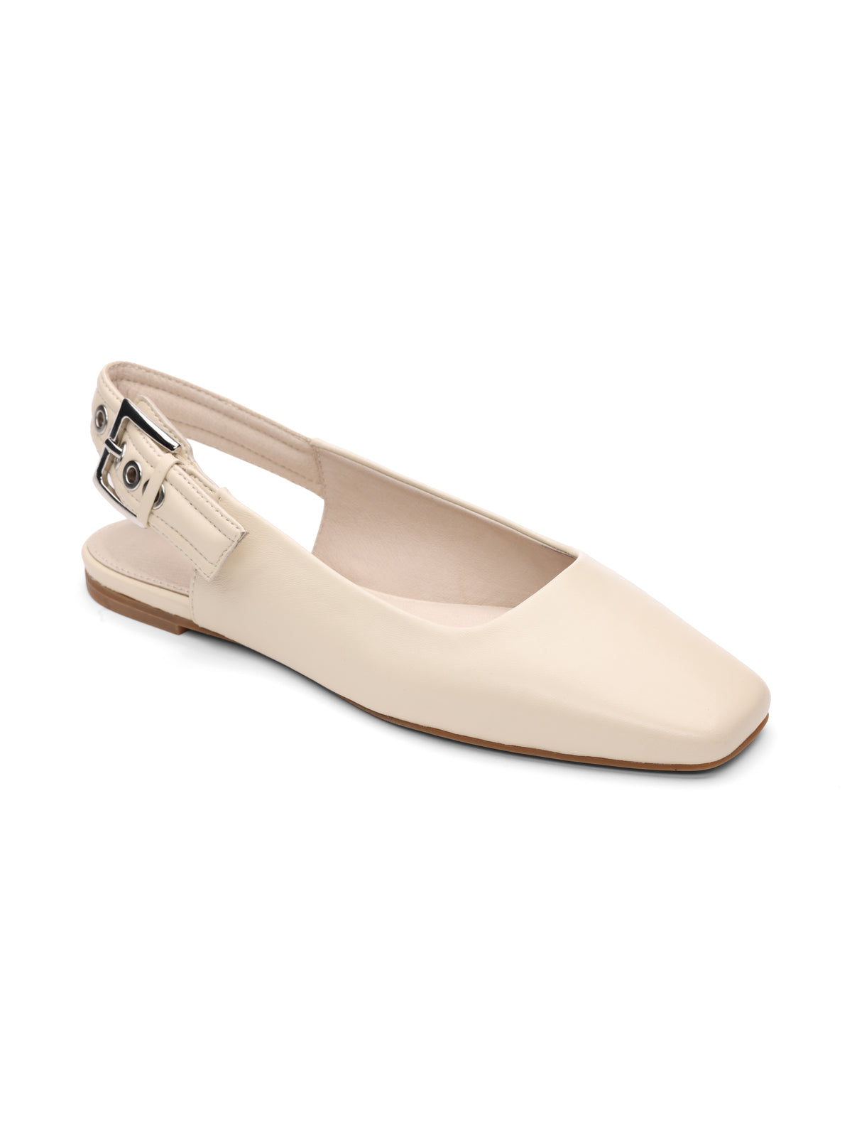 Kitchy Slingback Flat Eco Natural