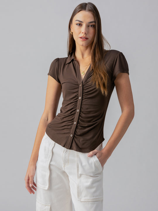 Oversized T Shirts for Women Top Long Sleeve Beach Blouse Printed Casual  Shirt Work Utility Button Down Shirt