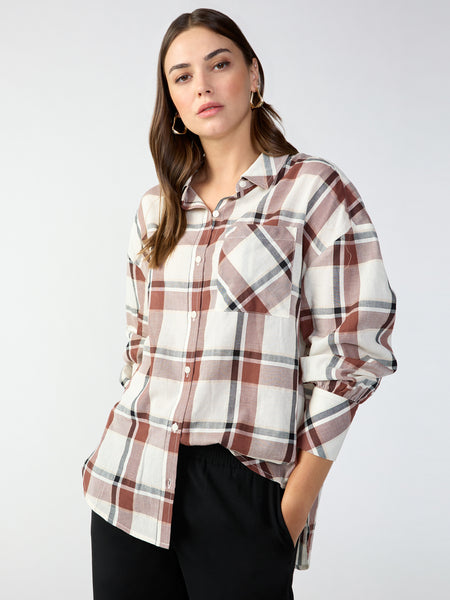 サンクチュアリ Sanctuary Women´s New Generation Plaid Boyfriend