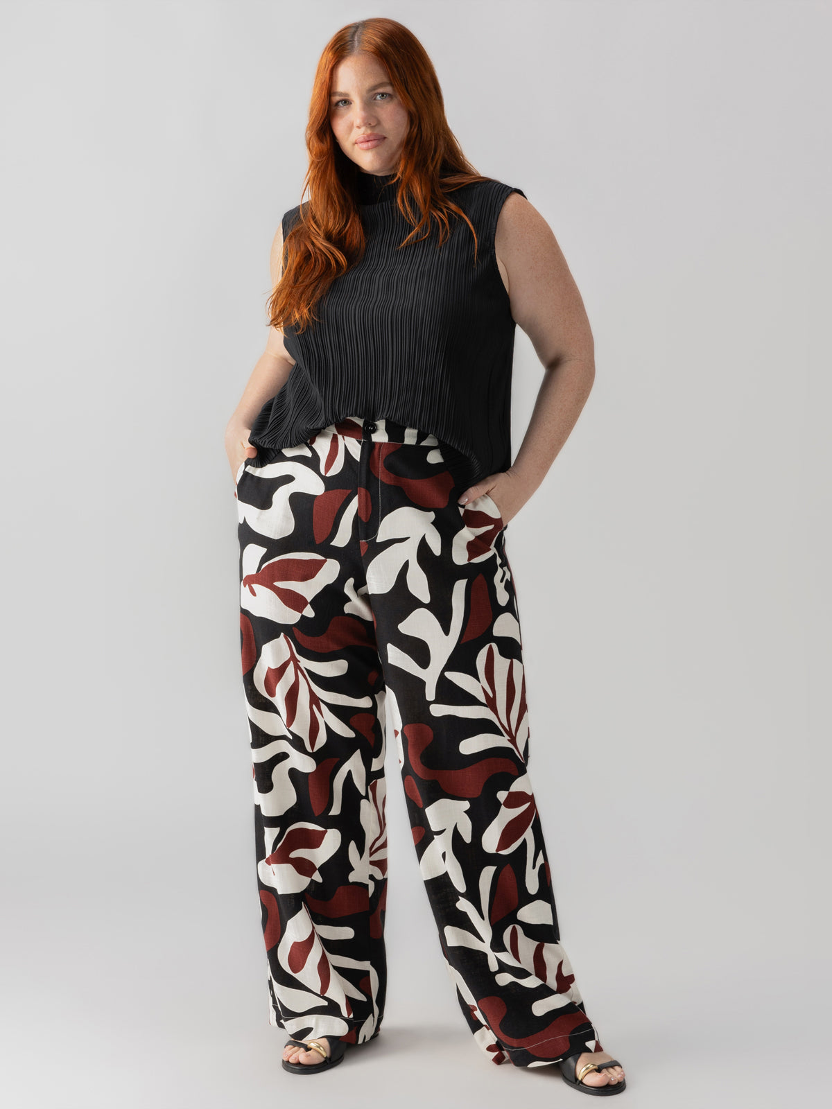 The Soft Semi-High Rise Trouser Mineral Inclusive Collection