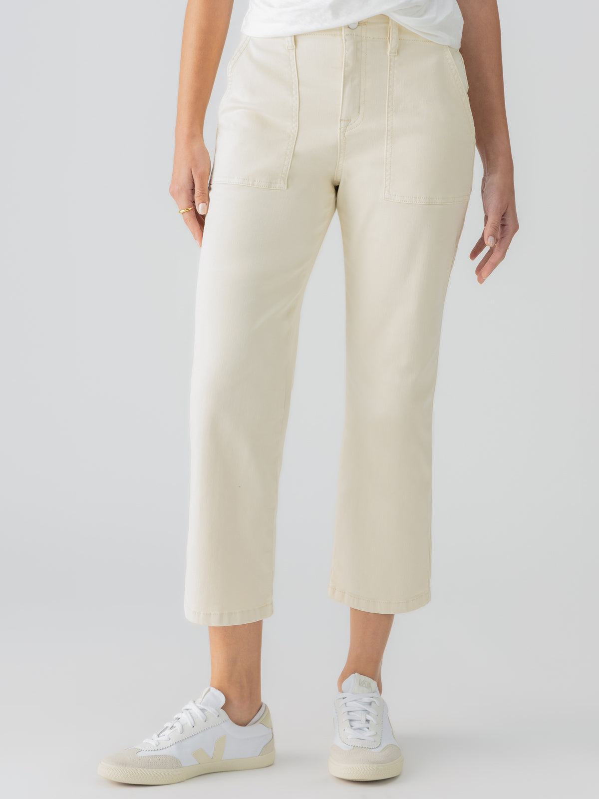 Vacation Crop High Rise Pant Birch