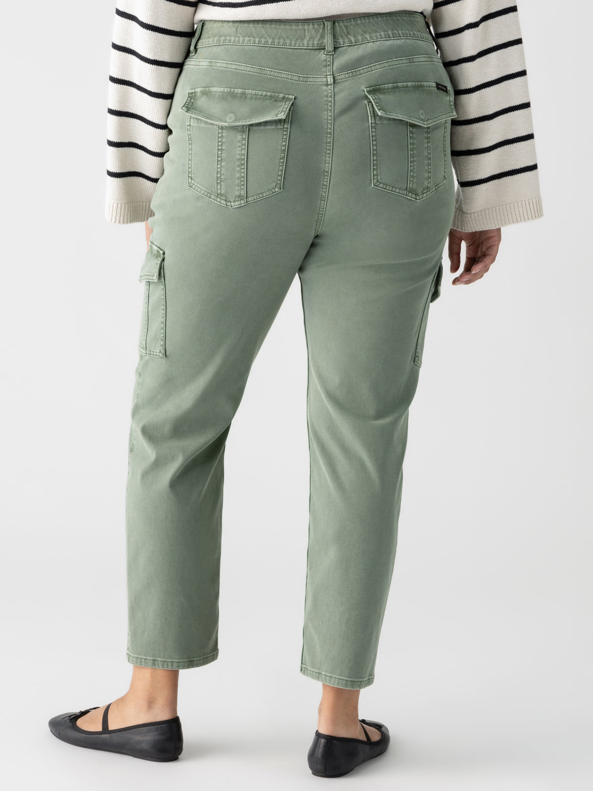 Sculpted Hayden Cargo Standard Rise Pant Dark Spruce Inclusive Collection