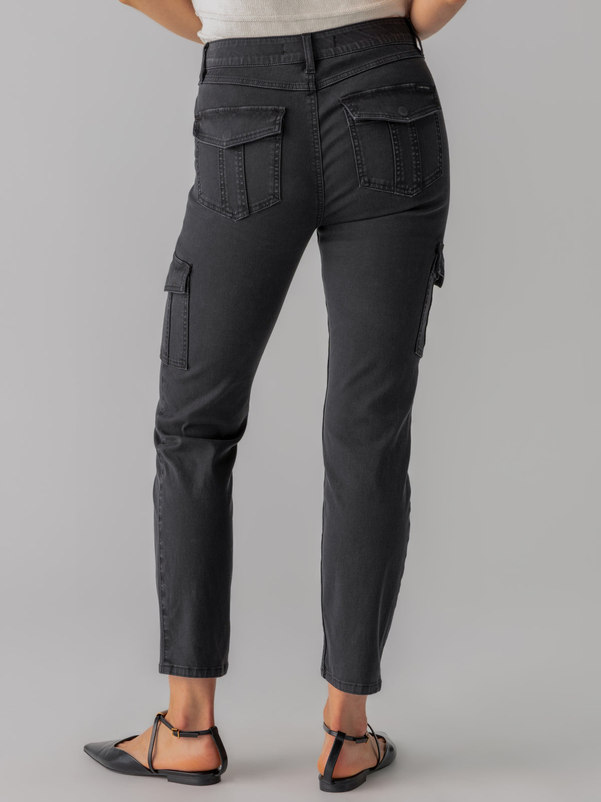 Sculpted Hayden Cargo Standard Rise Pant Black