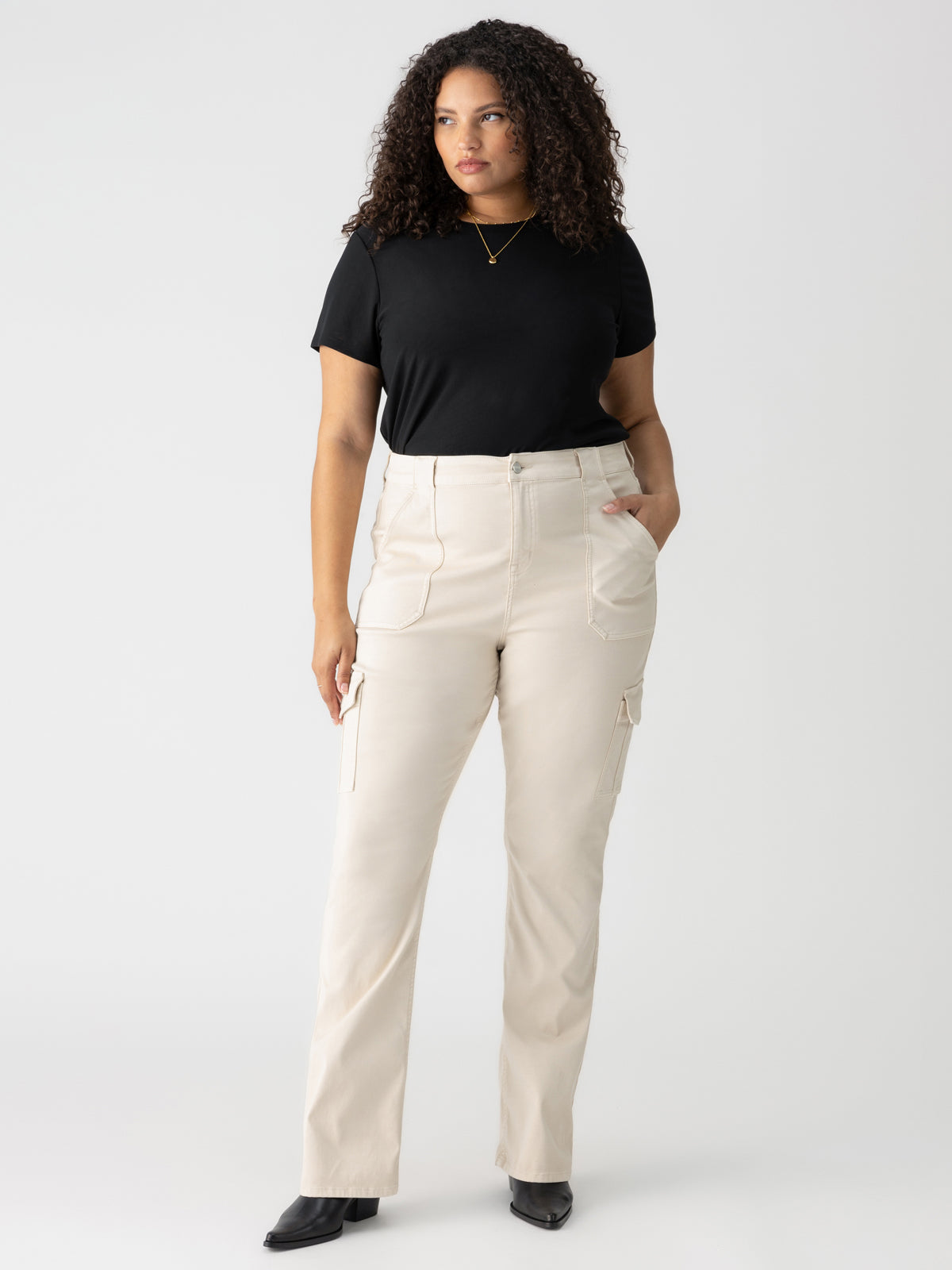 Sculpted Hayden Bootcut Standard Rise Pant Toasted Almond Inclusive Collection