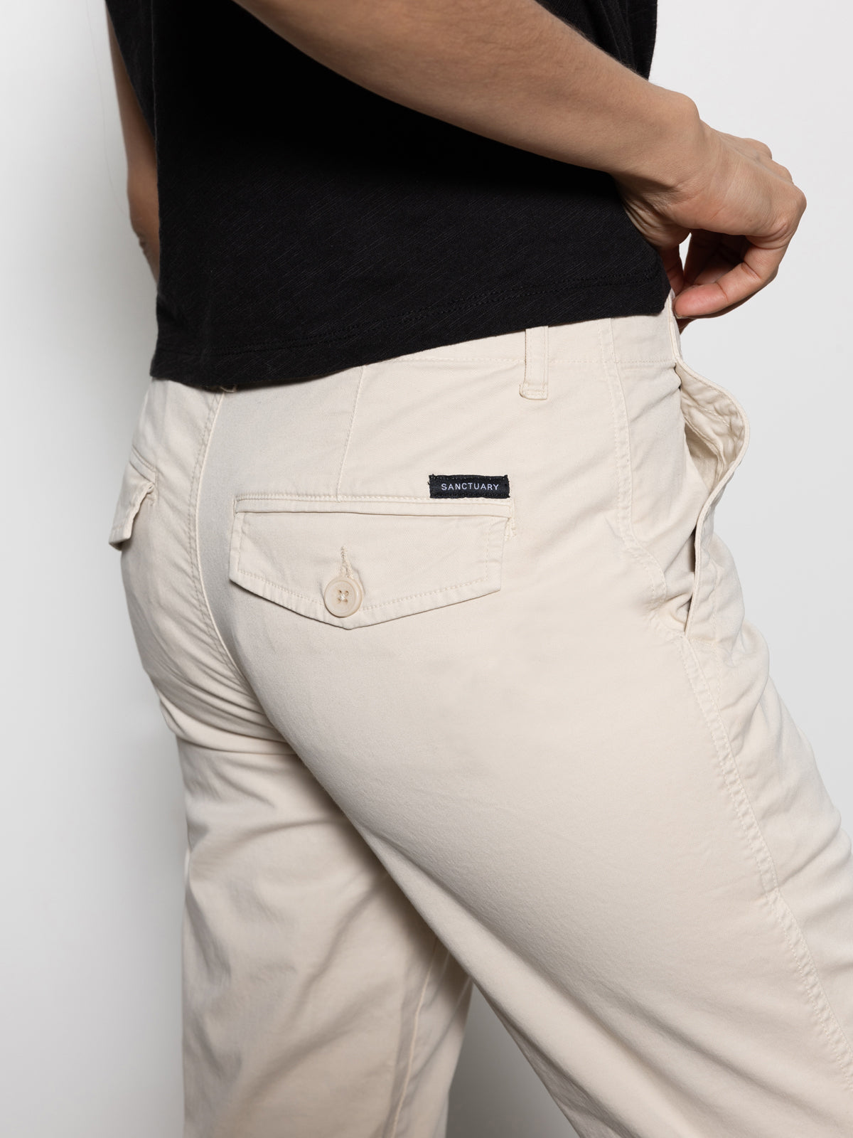 Trade Maker Standard Rise Pant Light Oat