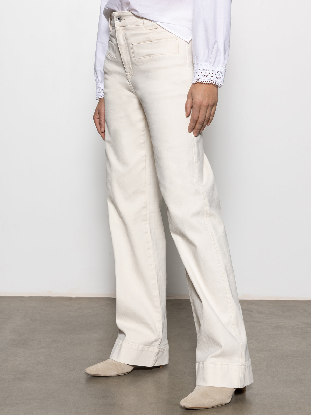 Voyage Full Length Pant Light Oat