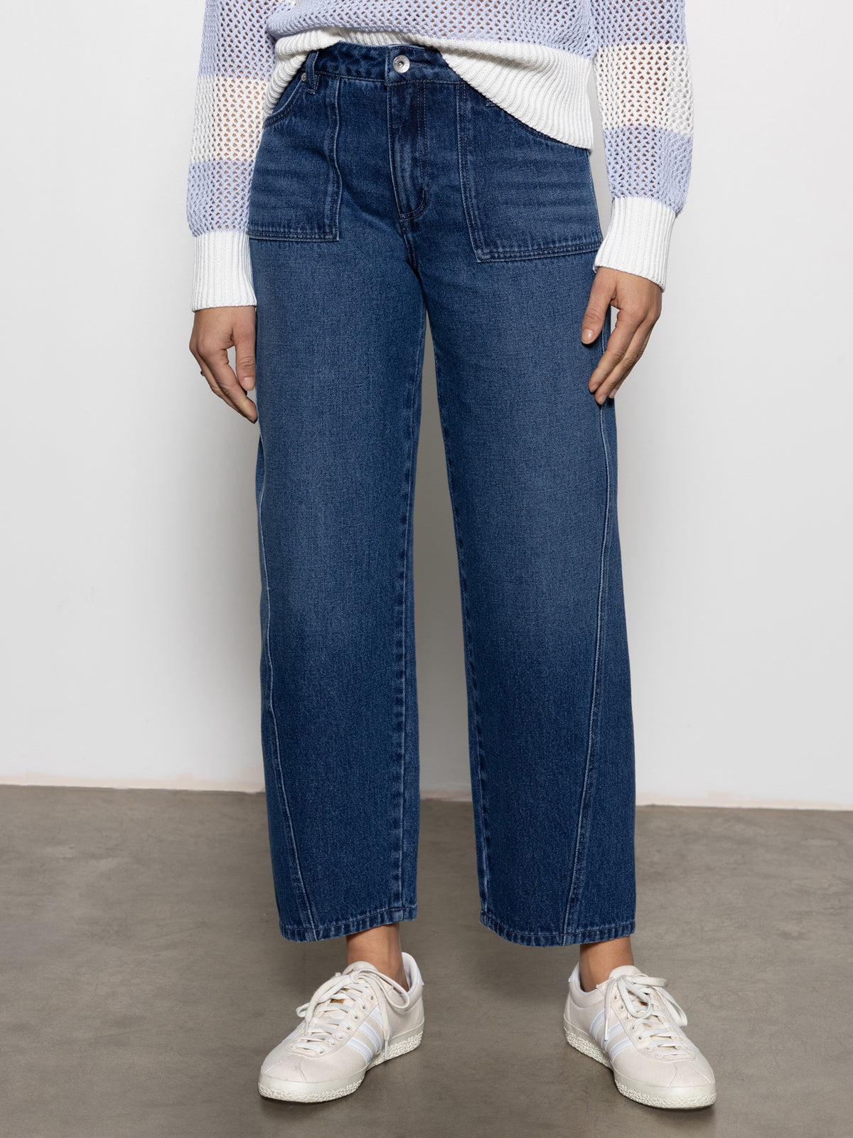 District Column Standard Rise Ankle Jean Win-Win