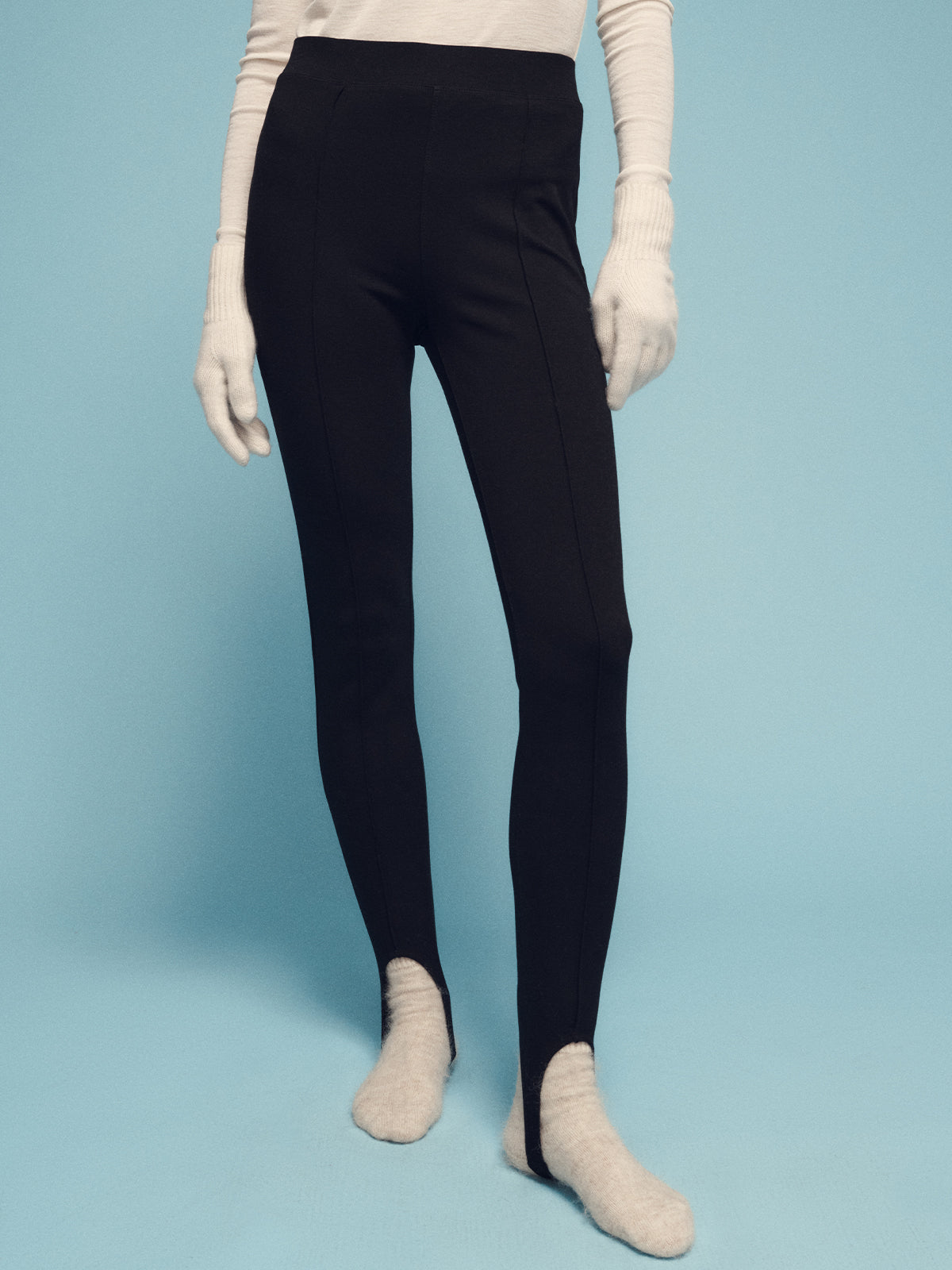 Stirrup Mid Rise Legging Black