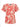 The Perfect Tee Sunny Riviera by Sanctuary Clothing features a tan shade with bold red abstract floral patterns and short sleeves, showcased against a white background.