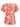 The Sanctuary Clothing "The Perfect Tee Sunny Riviera" in extended sizing showcases a short-sleeve T-shirt with a bold red floral and wavy leaf pattern on a cream background, offering a vibrant, abstract style.