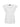 The West Side Tee White from Sanctuary Clothing is a plain white women's T-shirt featuring short, rolled-up sleeves and a scoop neckline. The fabric appears soft and lightweight, providing a casual, comfortable look. A black label is positioned at the back of the neckline.