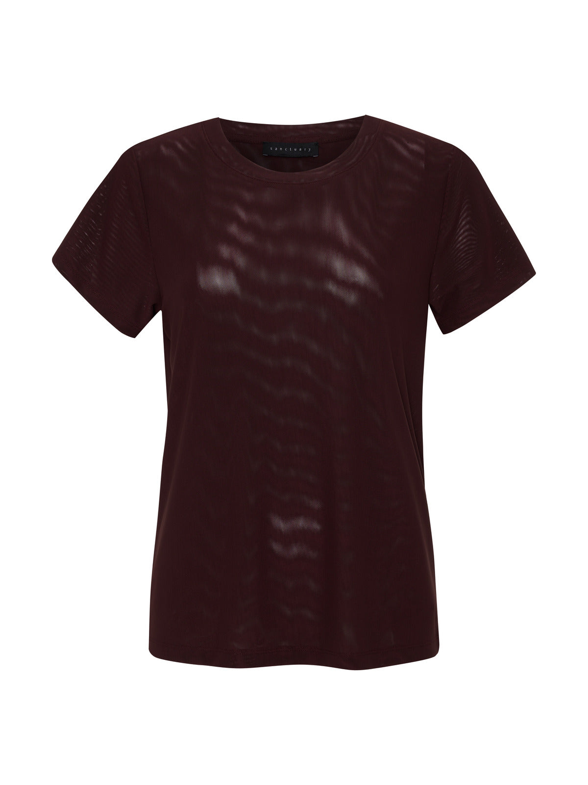 Perfect Mesh Tee Dark Cherry Inclusive Collection