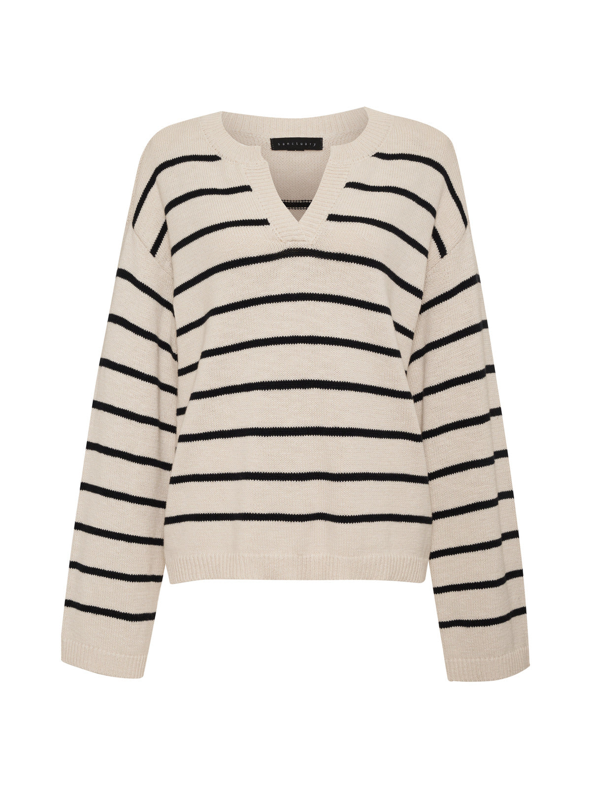 Chill Vibes Sweater Chalk Black Stripe Inclusive Collection