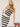 Mesh Stitch Shell Sweater Black Chalk Stripe