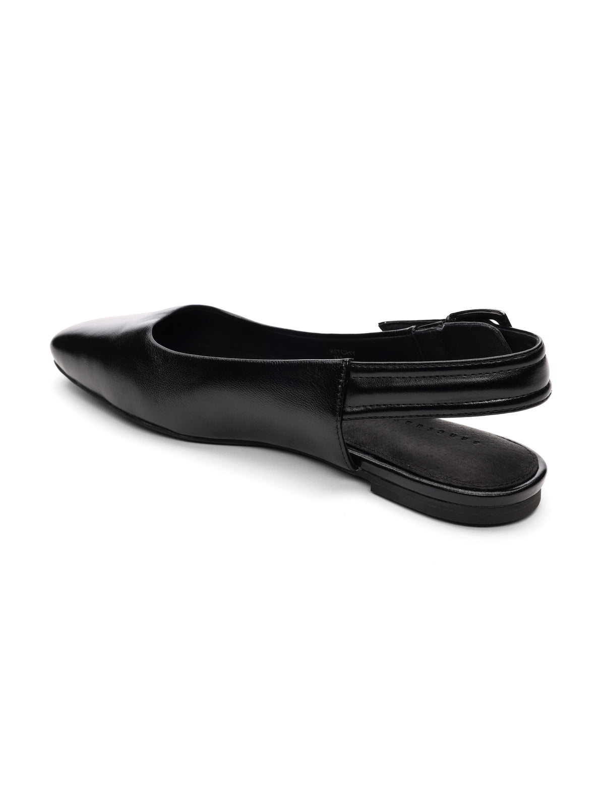 Kitchy Slingback Flat Black