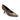 The Padma Pump Brown Black by Sanctuary Clothing is a pointed-toe, low-heeled shoe featuring a snake print pattern in shades of brown, beige, and black. It boasts a sleek, narrow design with a short, tapered heel and a black inner lining.