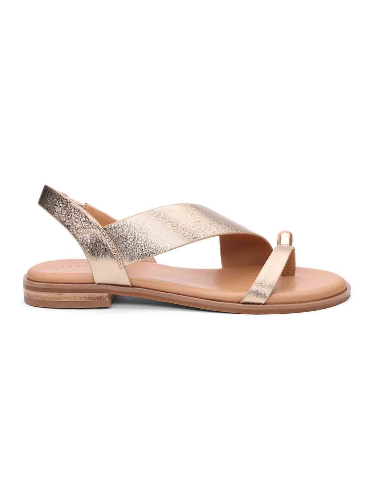 Suave Toe Ring Sandal Nude Bronze