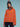 1/4 Zip Cashmere Like Sweater Ski Orange