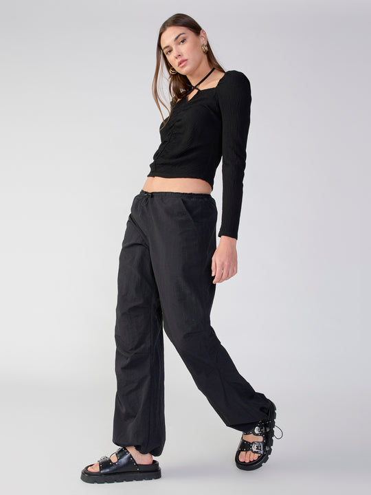 90's Parachute Standard Rise Pant Black – Sanctuary Clothing